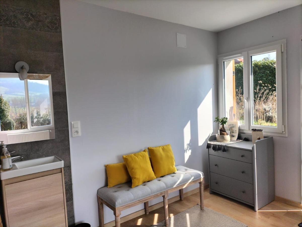 Agreable Chambre Meublee, Vue Sur La Vallee De L'Auxois Villy-en-Auxois 외부 사진